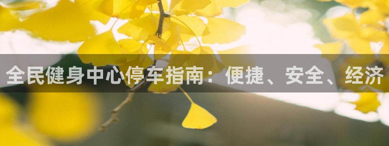 凯时官网的售后服务：全民健身中心停车指南：便捷、安全、经